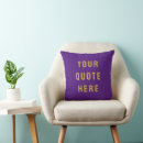Search for purple and gold cushions For her