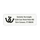 Search for black horse return address labels Rustic