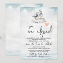 Search for seagulls 5x7 invitations Summer