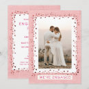 Search for hearts engagement party invitations We're engaged