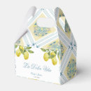 Search for italian wedding favour boxes Blue and yellow