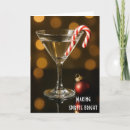 Search for alcohol christmas cards Martini
