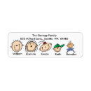 Search for animated return address labels Cute