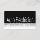 Search for auto electrician business cards Automotive
