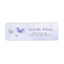 Search for lilac return address labels Butterfly