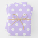 Search for light purple wrapping paper Polka dot