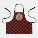 Search for red and black aprons For kids