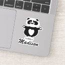 Search for cute black and white panda stickers Trendy