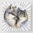 Search for wolf clocks Watercolor