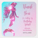 Search for little mermaid birthday stickers Whimsical