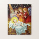 Search for antique angel puzzles Christianity