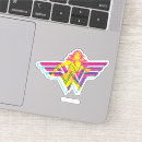 Search for super heroine stickers Logo
