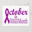 Search for violence cards Domestic violence awareness