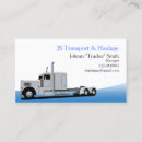 Search for haulage business cards Transportation