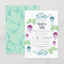 Search for jellyfish birthday invitations Whale