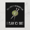 Search for knitting lover postcards Knitter