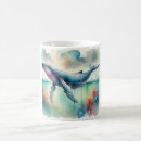 Search for whales mugs Illustration