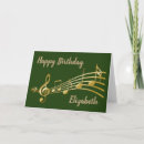 Search for music birthday cards Green