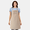 Search for monogram for her aprons Kitchen