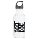 Search for race car water bottles Chequered