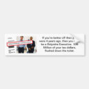 Search for banking bumper stickers Obama