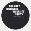 Search for diversity and equality stickers Inclusion