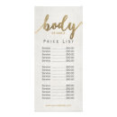 Search for esthetician price lists Skincare