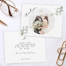 Search for eucalyptus wedding thank you cards Minimalist