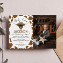 Search for cow 1st birthday invitations Boho