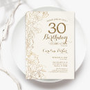 Search for boho 30th birthday invitations Floral