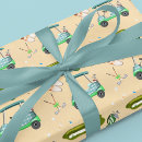 Search for golfing wrapping paper Cart