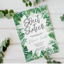 Search for monstera birthday invitations Greenery