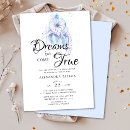 Search for dreams do come true invitations Dream catcher