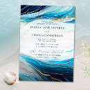 Search for destination elopement wedding invitations On the beach