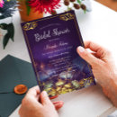 Search for plum bridal shower invitations Lilac