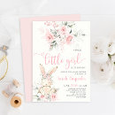 Search for bunny baby girl shower invitations Blush pink