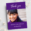 Search for purple thank you cards Minimalist