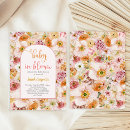 Search for summer baby girl shower invitations Baby in bloom
