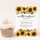 Search for sunflower birthday invitations Rustic