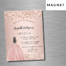 Search for gold dress gown sweet 16 invitations Blush