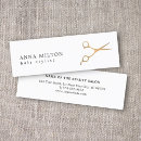 Search for mini business cards Hair stylist
