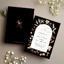 Search for black boho wedding invitations Calligraphy