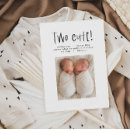 Search for twin birth announcement cards Minimal