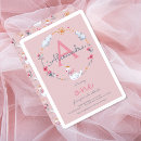 Search for swan 1st birthday invitations Cute