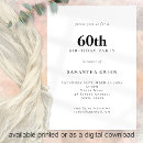 Search for male 60th birthday invitations Simple