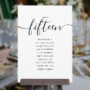 Search for 15 tables table cards Black and white