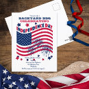 Search for backyard vertical postcards Red white and blue