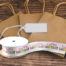 Search for happy birthday ribbon Girly