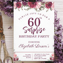Search for senior birthday invitations Floral