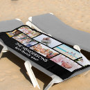 Search for photo collage beach towels Black